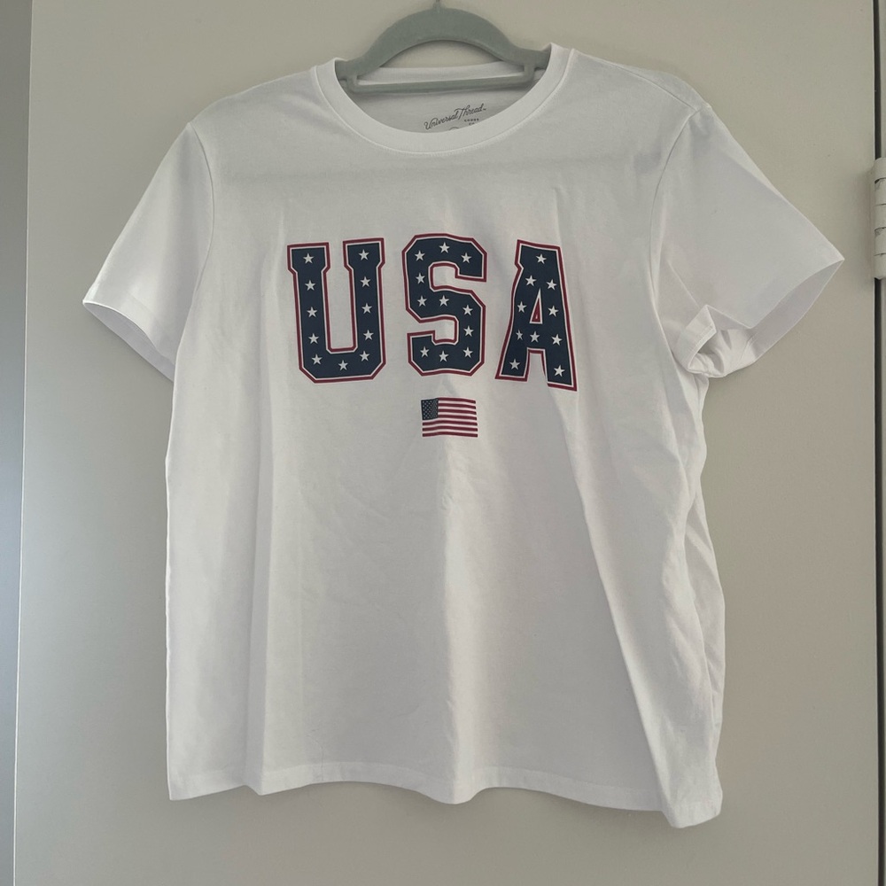 Universal Thread White USA Graphic T-Shirt